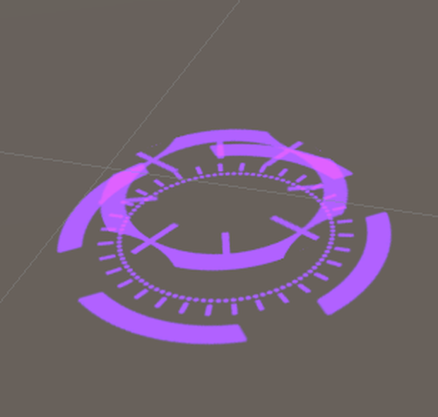 Cyber Halo Rotate Particles Unity/VRChat