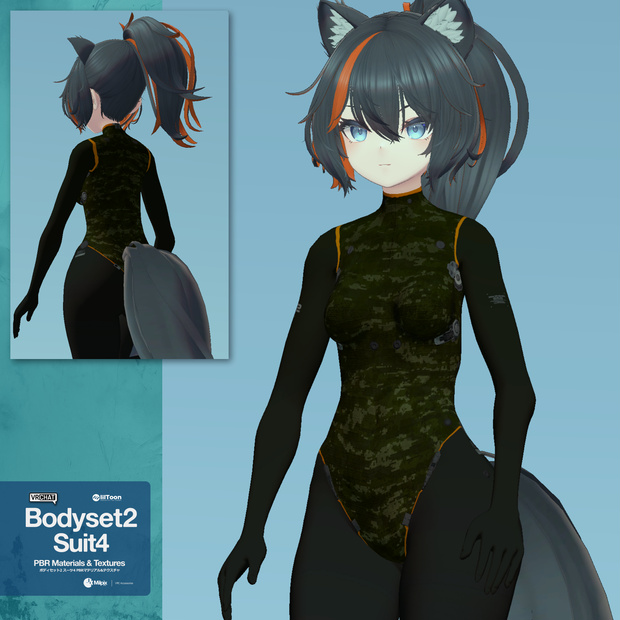 Bodyset2 Suit4 PBR Material / Textures