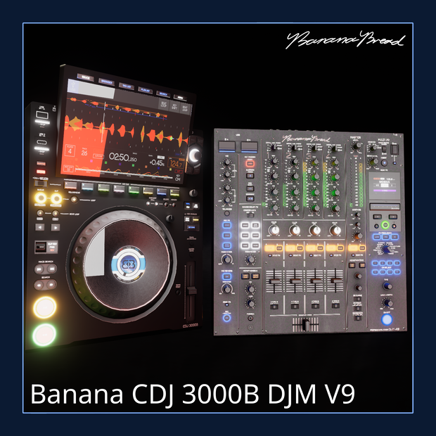 Banana CDJ 3000B & DJM A9