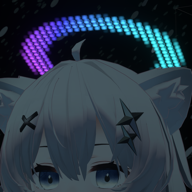 【AudioLink対応】グリッドリング VRChat向けアクセサリ