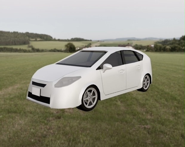 3Dモデル　自動車