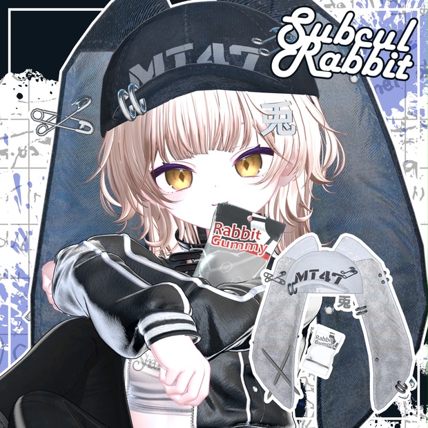 Subcul_Rabbit【帽子】 - MT47 - BOOTH