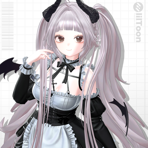 【発売記念sale】🖤️💜TwinTail_Devil💜🖤️【14avatar】