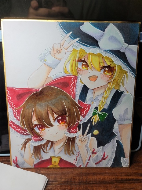 50%OFF 東方Project 霊夢 魔理沙 レイマリ せり出し れいまり ポストカード その他