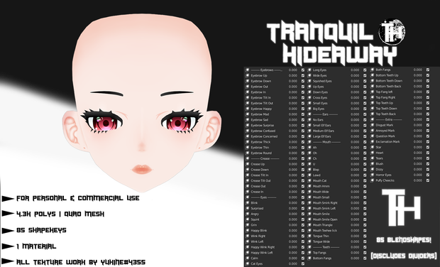 Anime styled head