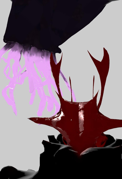 3Dhumanoidモデル　WORM/Violence