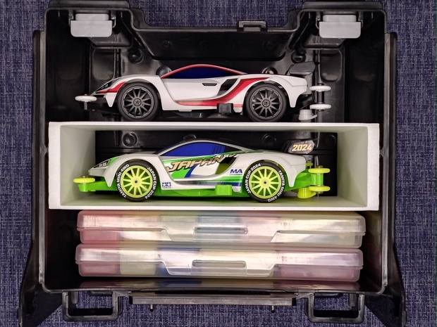 ミニ四駆 ポータブルピット用仕切り 「ポータブルピット ディバイダーβ