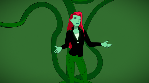 Harley Quinn series - Poison Ivy model FBX