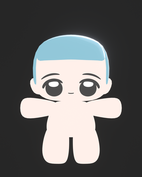 ちび素体 3Dモデル