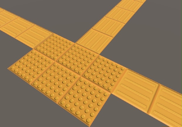 VRChat想定 点字ブロック(テクスチャ)