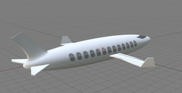 Low Poly Game Ready/VRC Ready Airplane 3D Model
