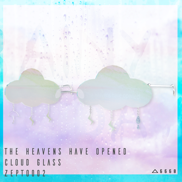 【3Ｄaccessory】The heavens have opened cloud glass＆trickling bracelet/.blend/ZEPTO002