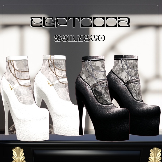 【VRoid texture】stiletto/BLACK＆WHITE/ZEPTO002 - ZEPTO002 - BOOTH
