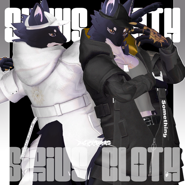 【VRChat】Sirius cloth/ZEPTO002【Sirius/シリウス対応/MA/PB+CO設定済】