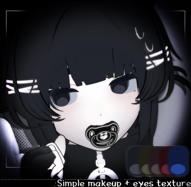[ マロ / maro ] Simple makeup + eyes texture