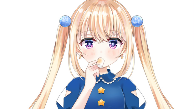 【Vtuber素材】マショマロもぐもぐ【フリー画像】