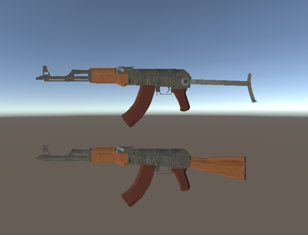 [無料]AKM/AKMS[銃器モデル]