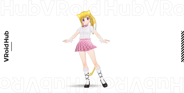 メイクちゃん第１弾！VRoidでつくったのです…！VroidHUB直プレイ(可能な物がHUBにあります)！