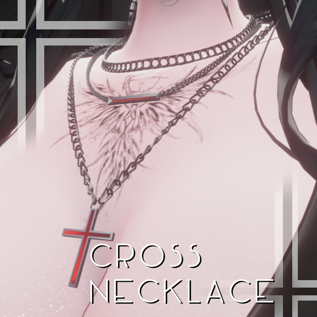 🎁SALE 🎁 Cross necklace【VRChat想定】