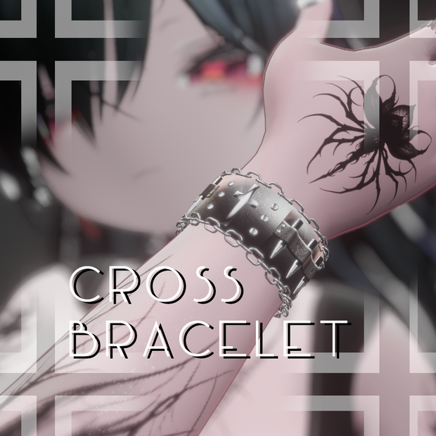 🎁SALE 🎁 Cross bracelet【VRChat想定】