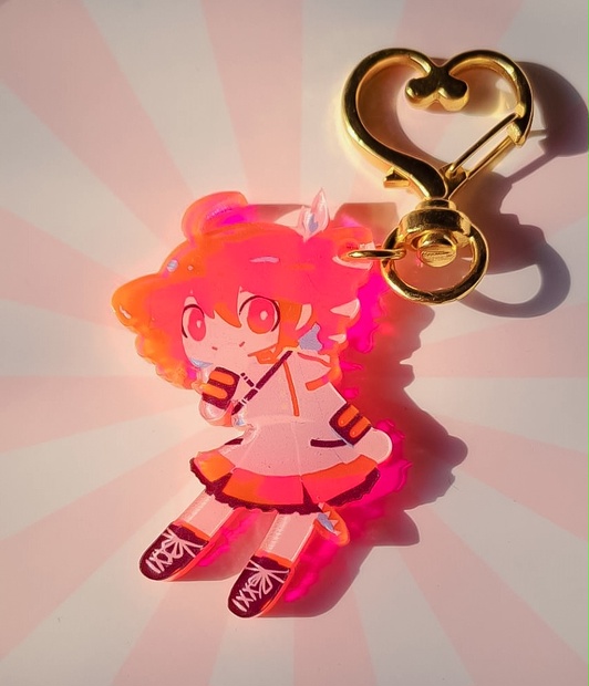 重音テト キーホルダー】UTAU 重音テト DMM スクラッチくじ D賞