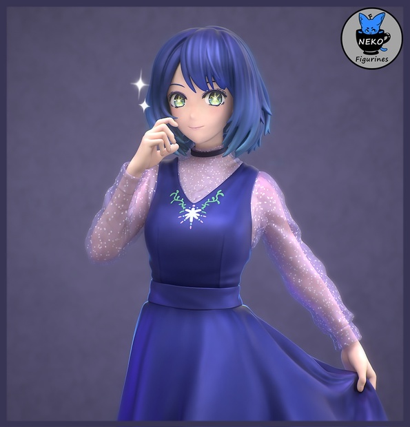 黒川あかね 推しの子 (3Dプリント用STLデータ) - nekofigurines