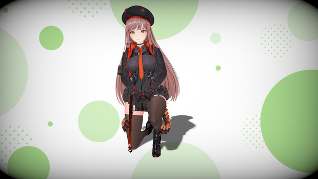 Nikke Game Rapi vrm for Free 無料 not made from Vroid