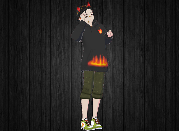 Free Model "Magma" for Vtubers or Vstreamers
