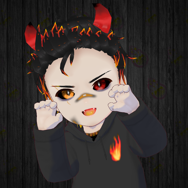 Free Chibi Model "Chibi Magma" for Vtubers or Vstreamers