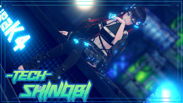 【萌-Moe-対応】Tech-SHINOBI【Modular Avatar対応】