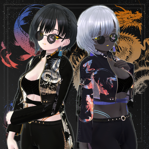 【ビナア〈Binah〉用】─Polaris_Wear─【Modular Avatar対応】
