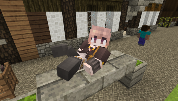 マイクラ関節ありモデル（Blockbuster MOD用）