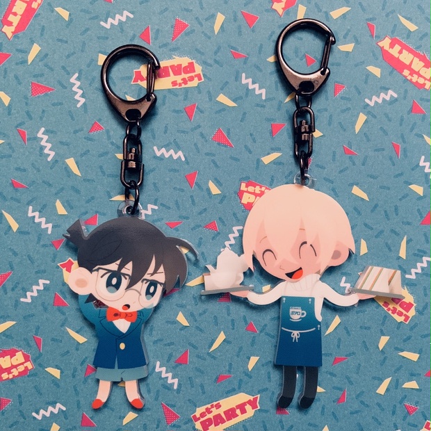 DC フチなしアクリルキーホルダーセット - なけなしの犬 - BOOTH