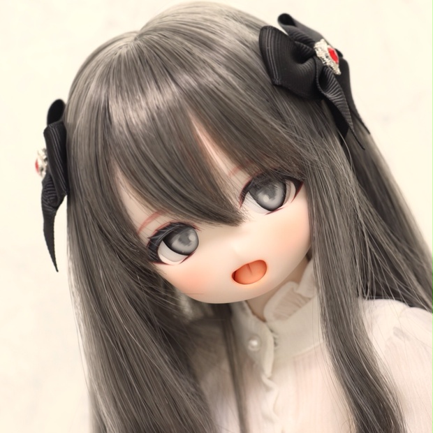 【DDH-27 セミホワイト肌パテ盛りカスタム+オマケアイ1種類+ヘアクリップ】 - 竪琴屋 - BOOTH