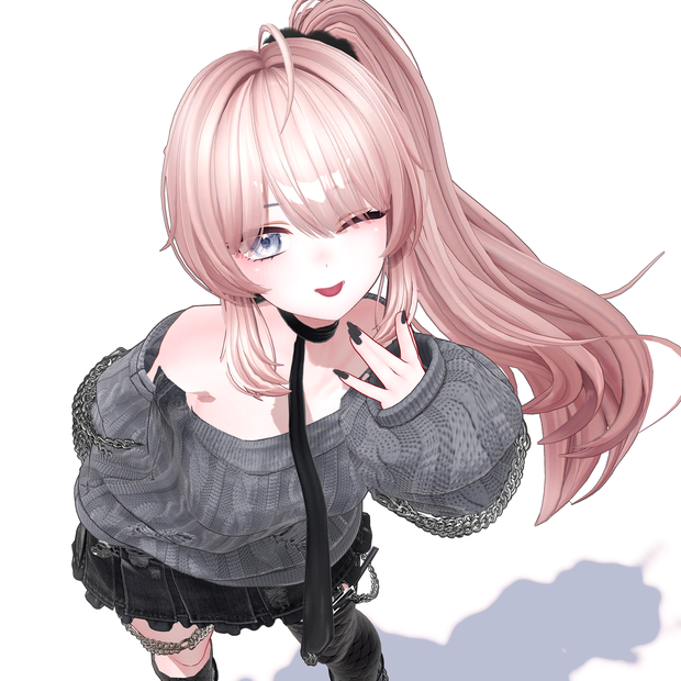 Side ponytail