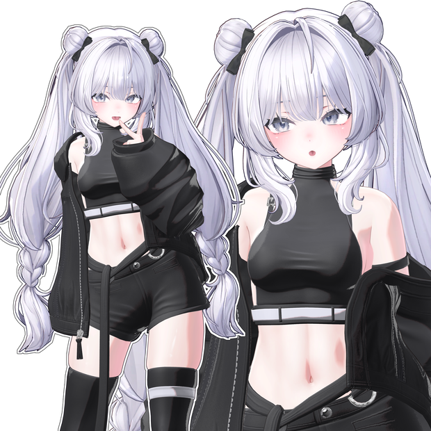 Twin Bun Braids