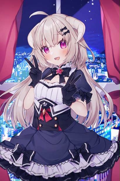 花咲ちゆ FANBOX半年記念グッズ おやすみゆめかわB2タペストリー