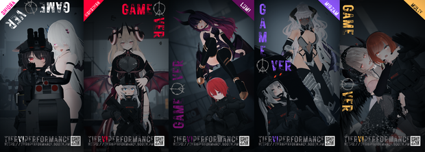 TierⅥ PERFORMANCE ポスター 【GAME OVER】