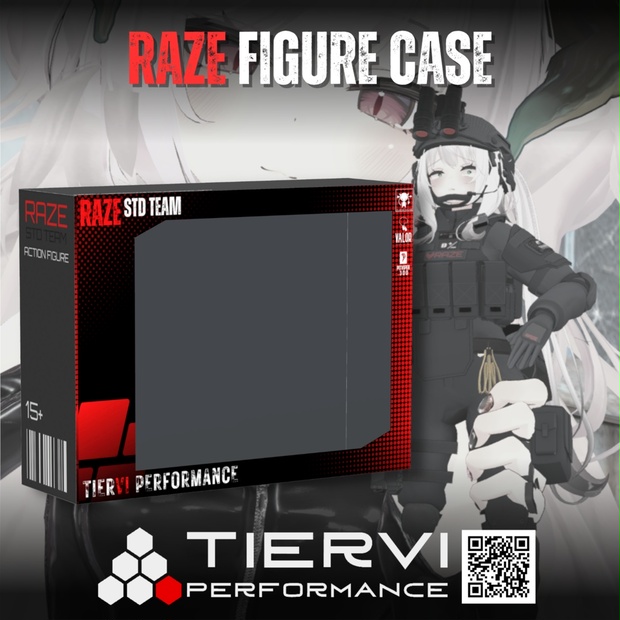 【無料】【VRChat向け】RAZE STD TEAM FIGURE CASE - Tier6 Performance Parts - BOOTH