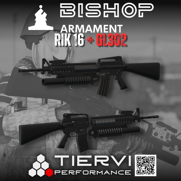 【SALE】【VRChat向け】RIK16-M + GL302 グレネードランチャー セット
