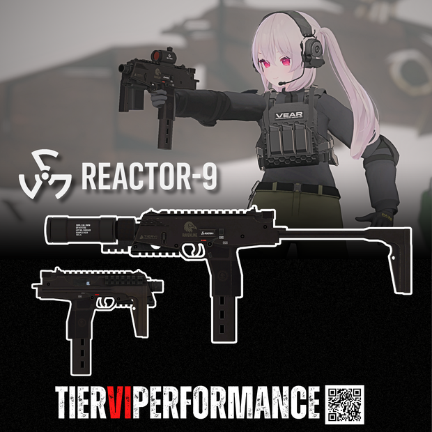 【VRChat向け】3Dモデル RL-R9 サブマシンガン