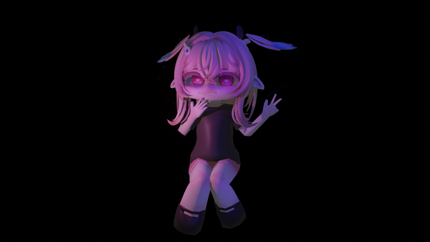 3D Character/ Chibi Linnea fully rigged