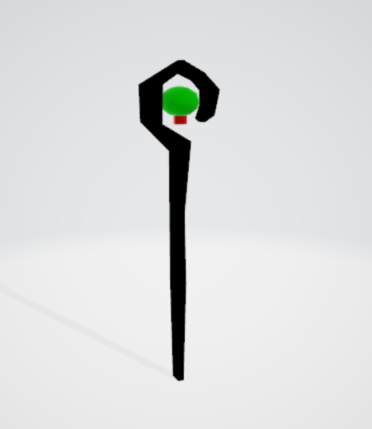 【Blender】はじめての杖ノード【Node】