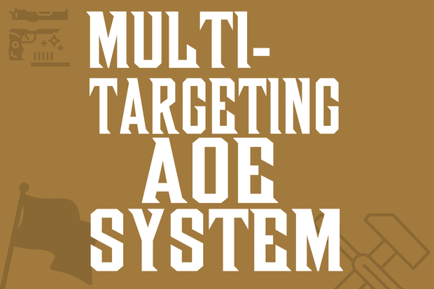 Unity用 マルチターゲット指定・範囲攻撃システムアセット "Multi Target AoE System"