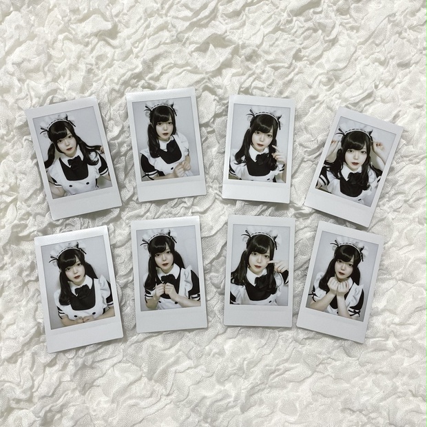 デコチェキ】あめ、ツインテールメイド - らの - BOOTH