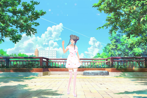 [Vroid] dress, stockings, choker and ring