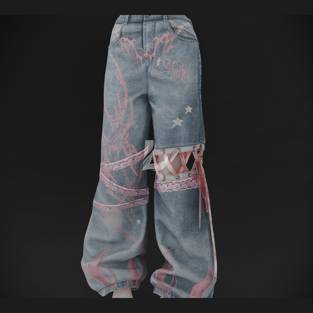 CUTE BAGGY JEANS 森羅 - Shinra