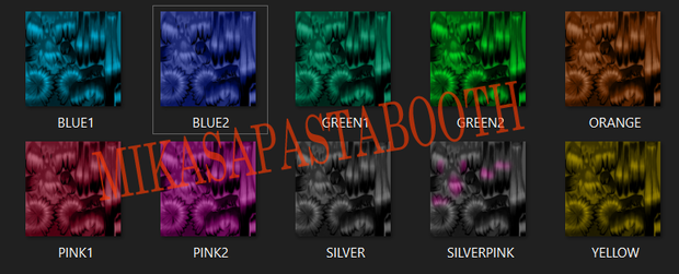 10 Costume hair textures for VRchat or MMD model