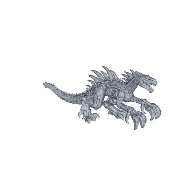 VoltRaptor 01｜電撃強襲型サイバーラプター｜Civerbestias W01｜3Dプリント STL