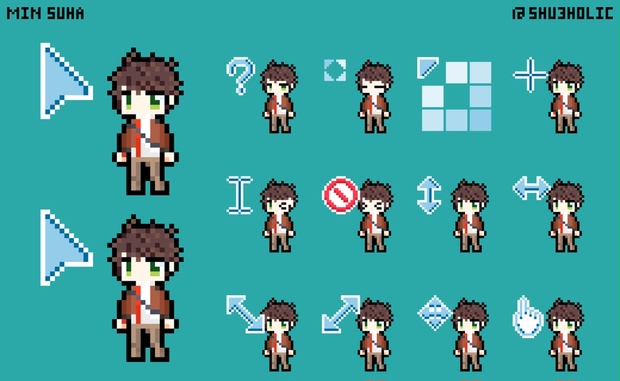 Min Suha Mouse cursor pack 3.1 - shu3holic - BOOTH